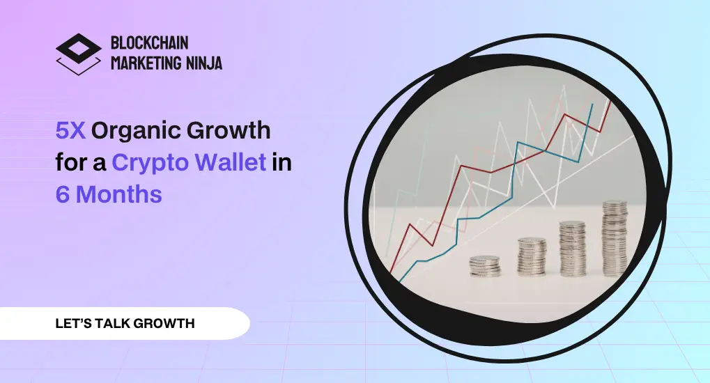 Scaling a Crypto Wallet to 5X Organic Traffic in Just 6 Months